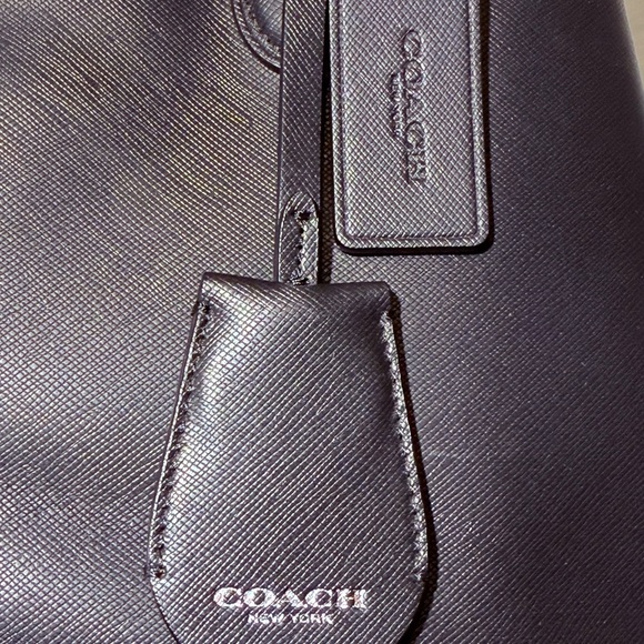 Coach Black Tote with Chain Straps - Picture 8 of 10